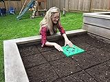 Seeding Square – Square Foot Gardening Template – Seed Sowing Tool Kit Comes with: Color Coded Seed Spacer Template & Magnetic Seed Dibber/Seed Ruler/Seed Spoon & Vegetable Garden Planting Guide photo / $26.95