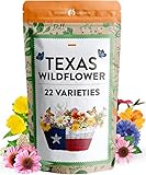 130,000+ Pure Wildflower Seeds - Premium Texas Flower Seeds [3 Oz] Perennial Garden Seeds for Birds & Butterflies - Wild Flowers Bulk Seeds Perennial: 22 Varieties Flower Seed for Planting photo / $15.95 ($0.00 / Count)