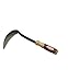 photo BlueArrowExpress Kana Hoe 217 Japanese Garden Tool - Hand Hoe/Sickle is Perfect for Weeding and Cultivating. The Blade Edge is Very Sharp.